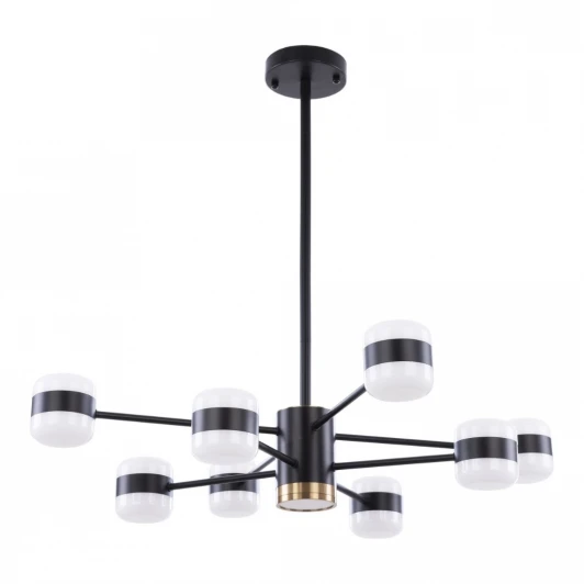 3307.6296-8 Black Потолочная люстра на штанге светодиодные APL LED Ferrara 3307.6296-8 Black