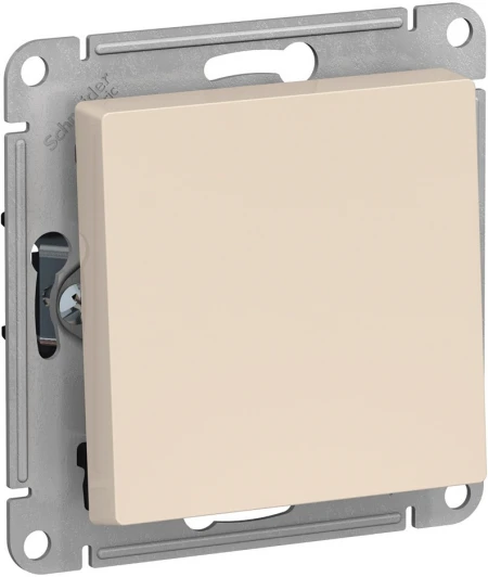 ATN000271 Переключатель встраиваемый перекрестный одноклавишный (бежевый) Systeme Electric AtlasDesign ATN000271