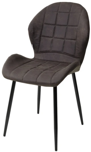 UDC5172COW#104 Обеденный стул M-City FLOWER COWBOY-#104 темно-серый, ткань микрофибра