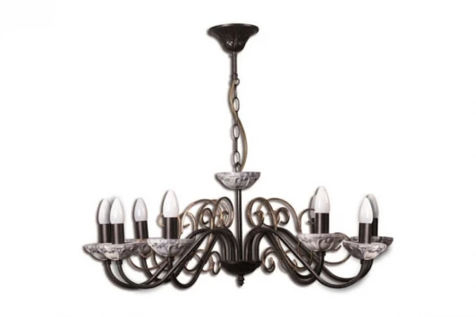 S9216-8 Люстра подвесная Day&Night, 8 ламп, белый с золотом