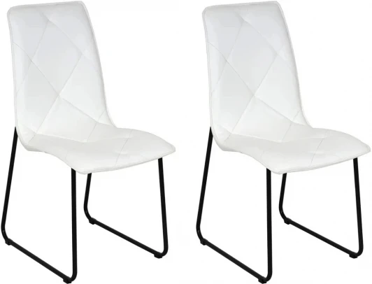 914820 Обеденный стул Marco ОГОГО Обстановочка! (Металл,Экокожа/Белый) арт.914820