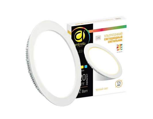 300123 Встраиваемый точечный светильник Ambrella Led Present Plastic 300123