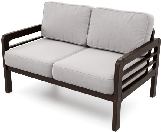 21995 Диван Arsko прямой Бергер М венге велюр серый