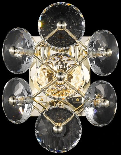 WE110.02.301 Настенный светильник Wertmark Brillant WE110.02.301 (220V, хрусталь)