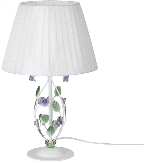 V1794-0/1L Интерьерная настольная лампа Vitaluce V1794-0/1L (220V, цветы, листья, розы)