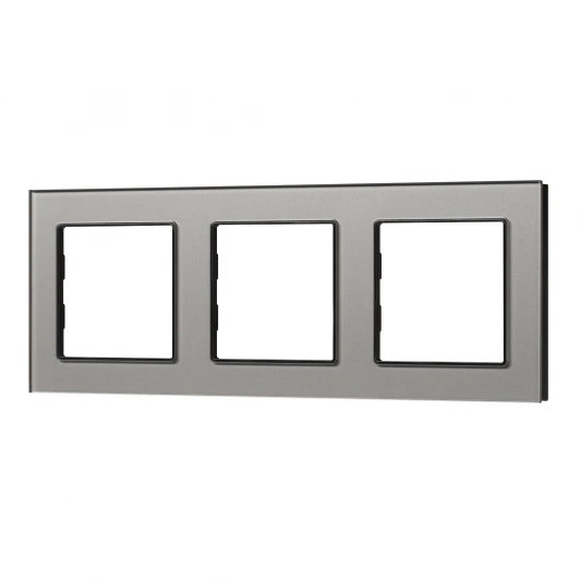 043801 Рамка стеклянная FRM-GLARE-GS-3-GR (Arlight) 043801