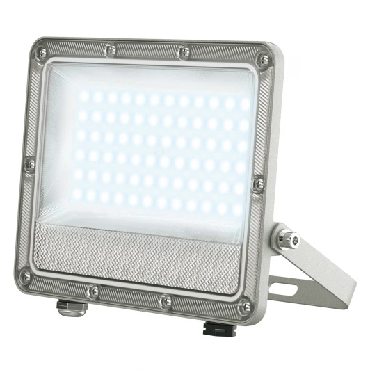 ULF-F52D-50W/6500K IP65 200-240V GREY Прожектор светодиодный 6500K угол 90 градусов серый Uniel ULF-F52D-50W/6500K IP65 200-240V GREY