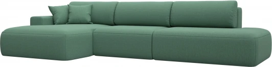 124695L Диван угловой Лига-036 НПБ Модерн Лонг левый угол Лига Диванов (Рогожка) арт.124695L