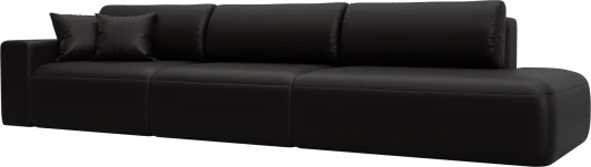 127690L Диван прямой Лига-036 НПБ Модерн Лонг подлокотник слева Лига Диванов (Экокожа) арт.127690L