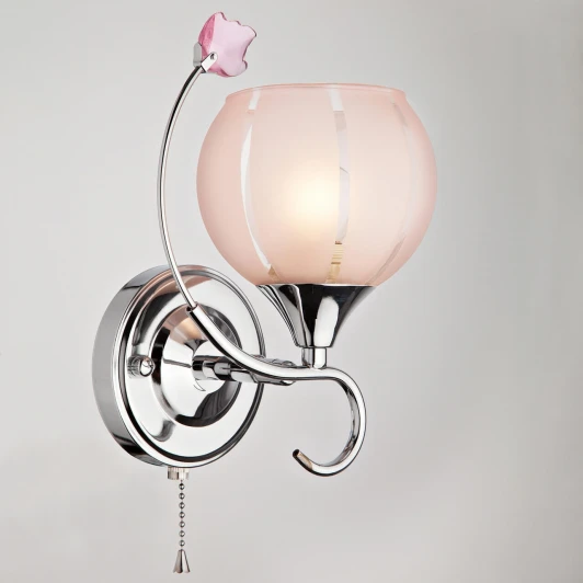 3457/1 хром/розовый Бра Eurosvet 3457 3457/1 хром/розовый