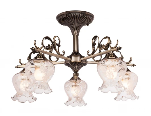 708.53.5 Потолочная люстра Silver Light Leonardo 708.53.5