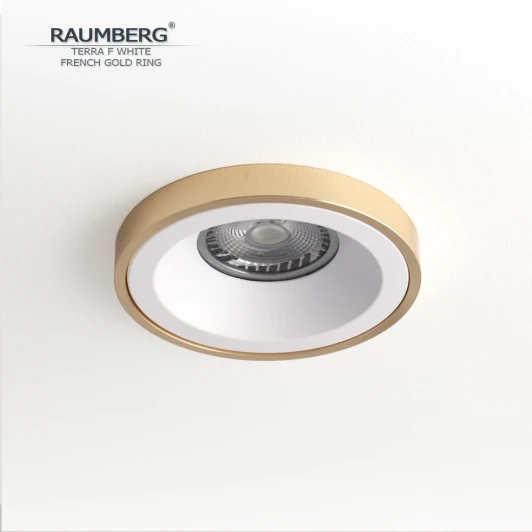 TerraFWh\FGd Встраиваемый светильник Raumberg Terra F TerraFWh\FGd White\French Gold