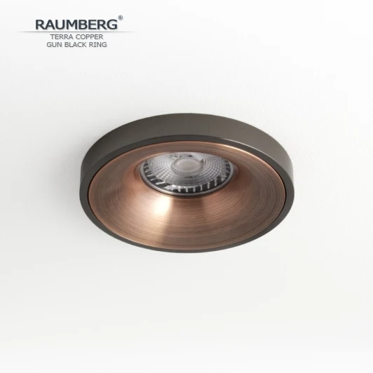 TerraCopper\GBk Встраиваемый светильник Raumberg TerraCopper\GBk Copper\Gun Black