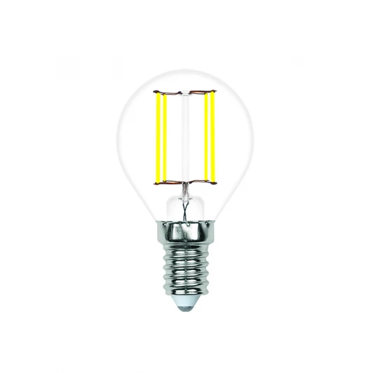 LED-G45-4W/4000K/E14/CL/SLF Лампочка светодиодная филаментная Volpe LED-G45-SLF LED-G45-4W/4000K/E14/CL/SLF