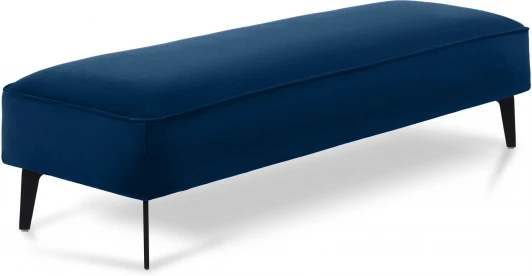 787137 Банкетка Amsterdam ОГОГО (арт.787137), (Велюр,Ткань/Синий)