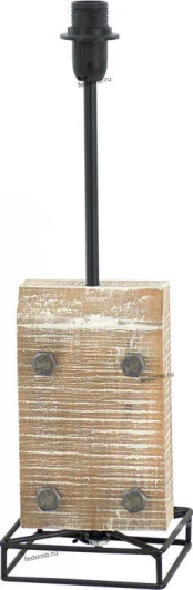 49325 Основание настольной лампы Eglo Vintage, 1 лампа, черный с коричневым