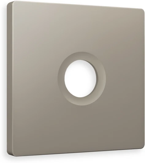AP3730 Лицевая панель Ambrella Volt ALFA (Серо-бежевый матовый) для TV розетки QUANT AP3730
