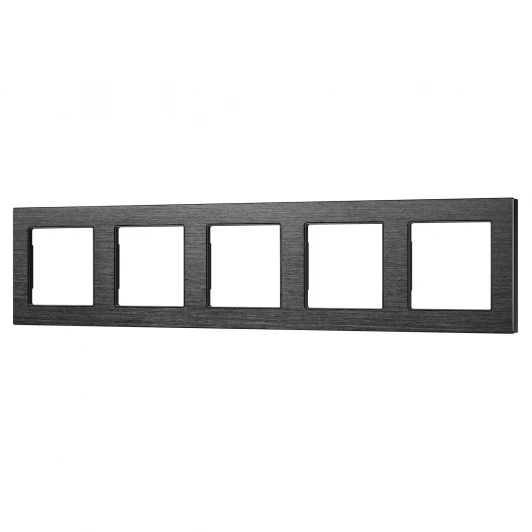 043865 Рамка алюминиевая FRM-PRESTO-ALS-5-BK (Arlight) 043865