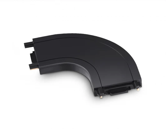 GV1111 Коннектор соединитель угловой токопроводящий черный Ambrella Magnetic Ultra slim 26 48В GV1111