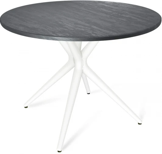 1856318005 Стол Sheffilton SHT-TU30/TT 90 МДФ белый/каменный уголь