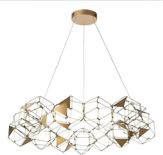 5086/68L Подвесная люстра Odeon Light Trellis 5086/68L античная бронза/металл LED 68W 4000K 3740Лм (220V, на тросе)