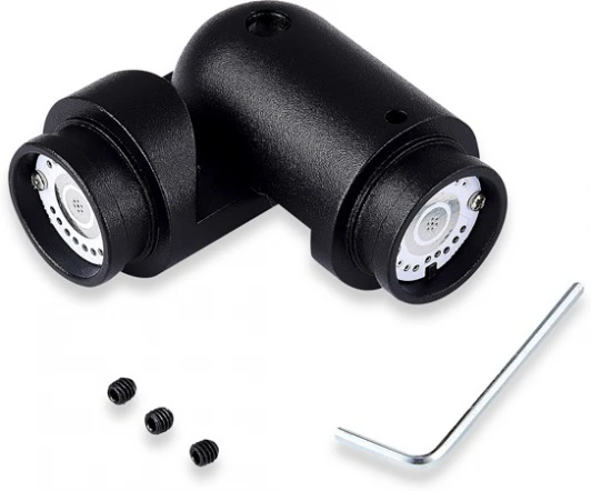 L corner DLR B2 Токопроводящий поворотный коннектор Donolux Round Line L corner DLR B2 (48V)