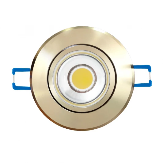 ULM-R31-3W/WW IP20 GOLD картон Встраиваемый точечный светильник Uniel ULM-R31-3W/WW IP20 GOLD картон