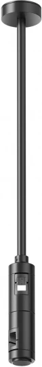 TRA158C-D1-B Крепление потолочное Medium двойное 300мм Flarity черный Maytoni Accessories for tracks Flarity TRA158С-D1-B (24V)