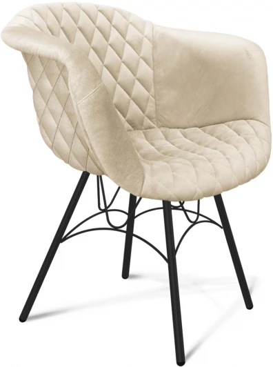 1030596301 Стул Sheffilton SHT-ST31-С4/S100 кремовый/черный муар от фабрики Sheffilton