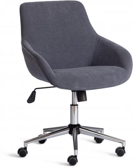 24322 Кресло DUBLIN хром Tetchair (Вельвет/Графит) арт. 24322