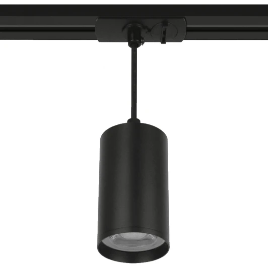 WTL-GU10/03B Трековый светильник однофазный Wolta WTL-GU10/03B под лампу GU10 черный BASIC