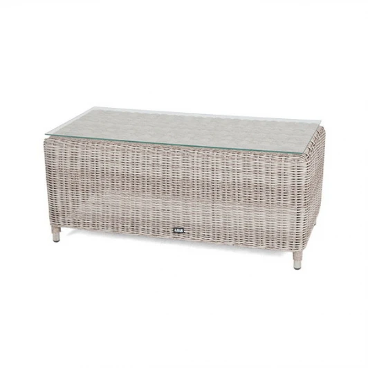 YH-S4517W-1 beige Столик журнальный из искусственного ротанга, цвет бежевый 4SIS Кон Панна YH-S4517W-1 beige