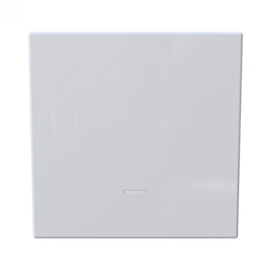 FD3012NW Выключатель одноклавишный проходной с подсветкой (белый глянцевый) Jasmart FD FD3012NW