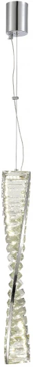 SL6205.103.01 Подвесной светильник ST Luce Elica SL6205.103.01 Хром/Прозрачный LED 1*11W 3000K
