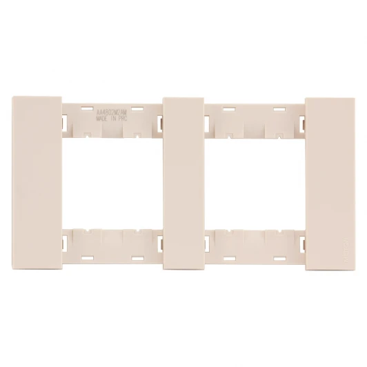 AA4802M2AM Рамка 2-ая песочный матовый Meiton AA4802M2AM