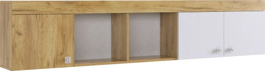 MKF-04.2725 Форсаж Полка, цвет дуб крафт золотой/белый Mebelson (арт.MKF-04.2725)