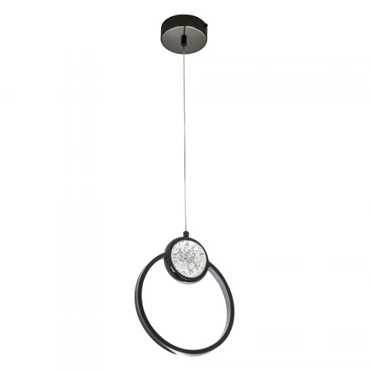 L8603-1 BK Подвесной светильник светодиодный хрустальный LED4U LED4U L8603-1 BK