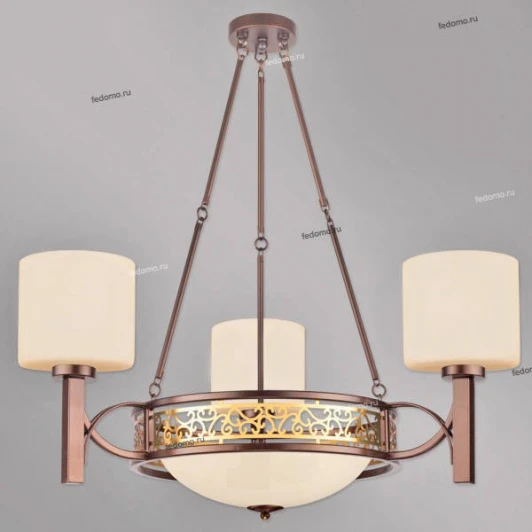 KR/3/B/KP Подвесная люстра Kemar Korento KR/3/B/KP