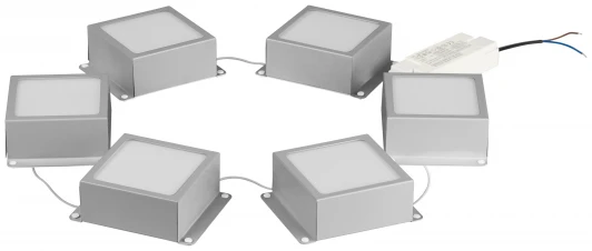 SPO-646-3-4K-S6 Точечный светильник светодиодный встраиваемый комплект из 6 шт. ЭРА SPO-6 SPO-646-3-4K-S6