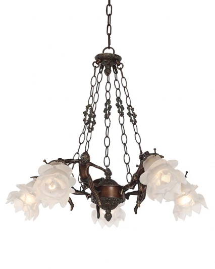 H17050/5PCRG Подвесная люстра Lumien Hall Эльза H17050/5PCRG