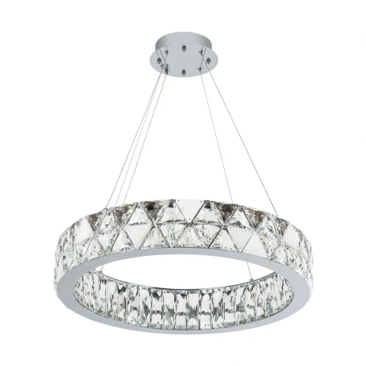 ML.6982.600P CR Подвесная люстра светодиодная с регулировкой цветовой температуры Modelux MODELUX ML.6982.600P CR