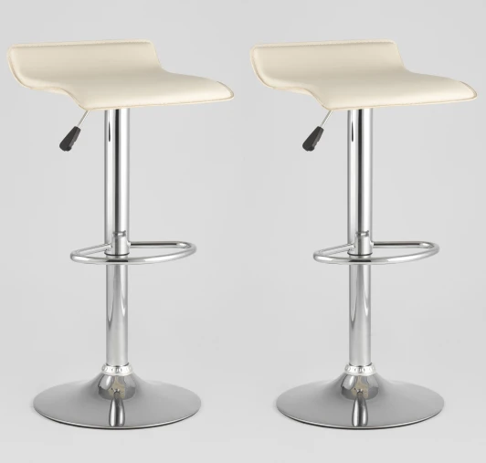 УТ000038633 Стул барный Stool Group Хай-Тек бежевый 2 шт