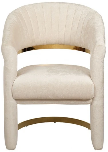 GY-DC8386GOLD-CR Обеденный стул Garda Decor GY-DC8386GOLD-CR (Золото/Кремовый)