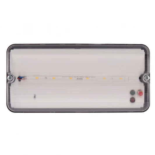 ULW-K25B 6W/4000K/EMG IP65 BLACK Светильник светодиодный влагозащищенный с БАП (4000K Uniel ULW-K25B 6W/4000K/EMG IP65 BLACK