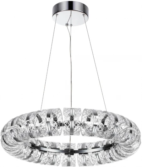 5029/128L Подвесной светильник Odeon Light Mirage 5029/128L хром/металл/акрил LED 128W 4000K 7847лм