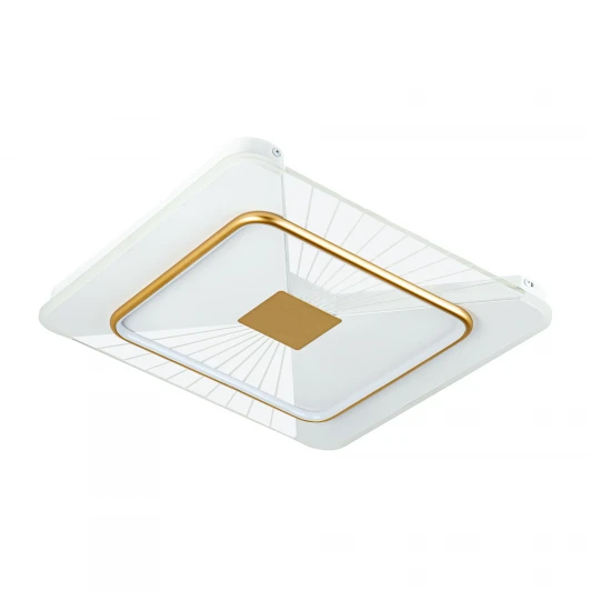 L1024-500 WH-GD Потолочный светильник светодиодный с пультом с регулировкой цветовой температуры и яркости LED4U LED4U L1024-500 WH-GD