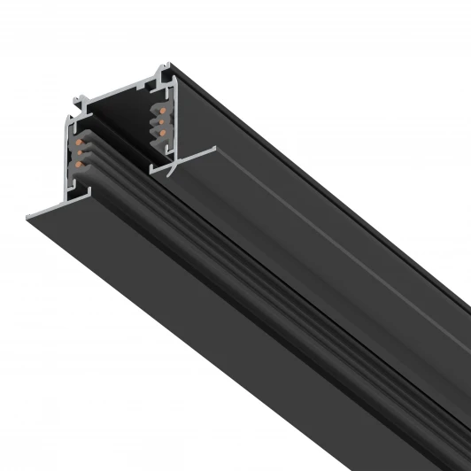 503038-R-DALI Шинопровод трехфазный шестиконтактный встраиваемый Lightstar Quattro/DALI/ 503038-R-DALI 3 метра 220V со стыковочными пазами (круглые медные жилы)