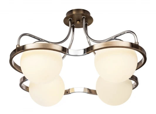 210.53.4 Потолочная люстра Silver Light Globe 210.53.4