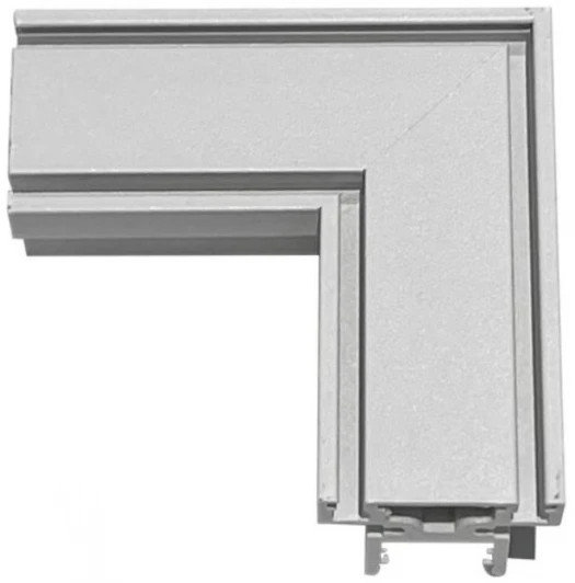 APL.0185.10.02 Соединитель угловой L-образный для треков встраиваемых Aployt Magnetic track 48 APL.0185.10.02