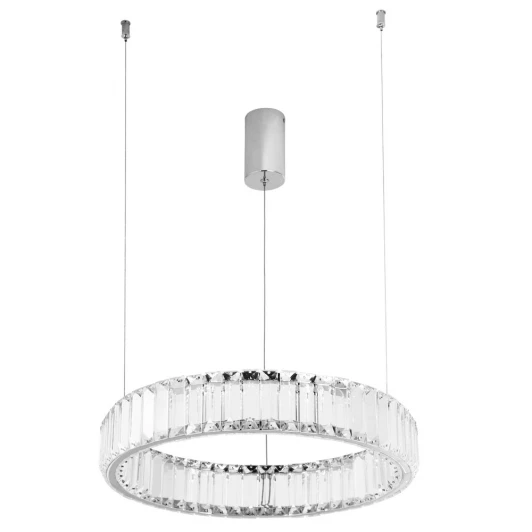 1135/02 SP-24 Подвесной светильник Divinare Renata 1135/02 SP-24 (LED, 220V, хрусталь, на тросе, кольцо)